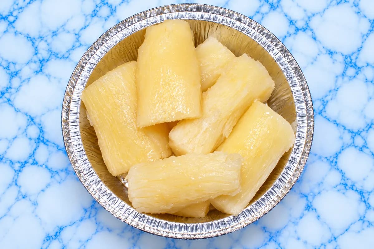 Boiled cassava (yuca)